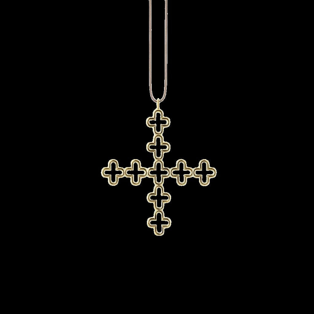Pendente a forma di croce di Elena Votsi