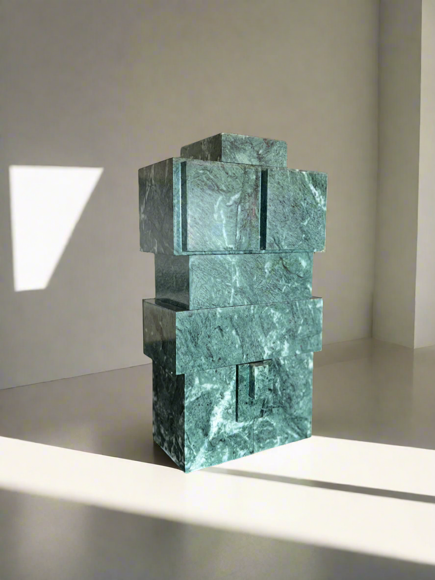 NU in green Guatemala Marble by Didier Guillon