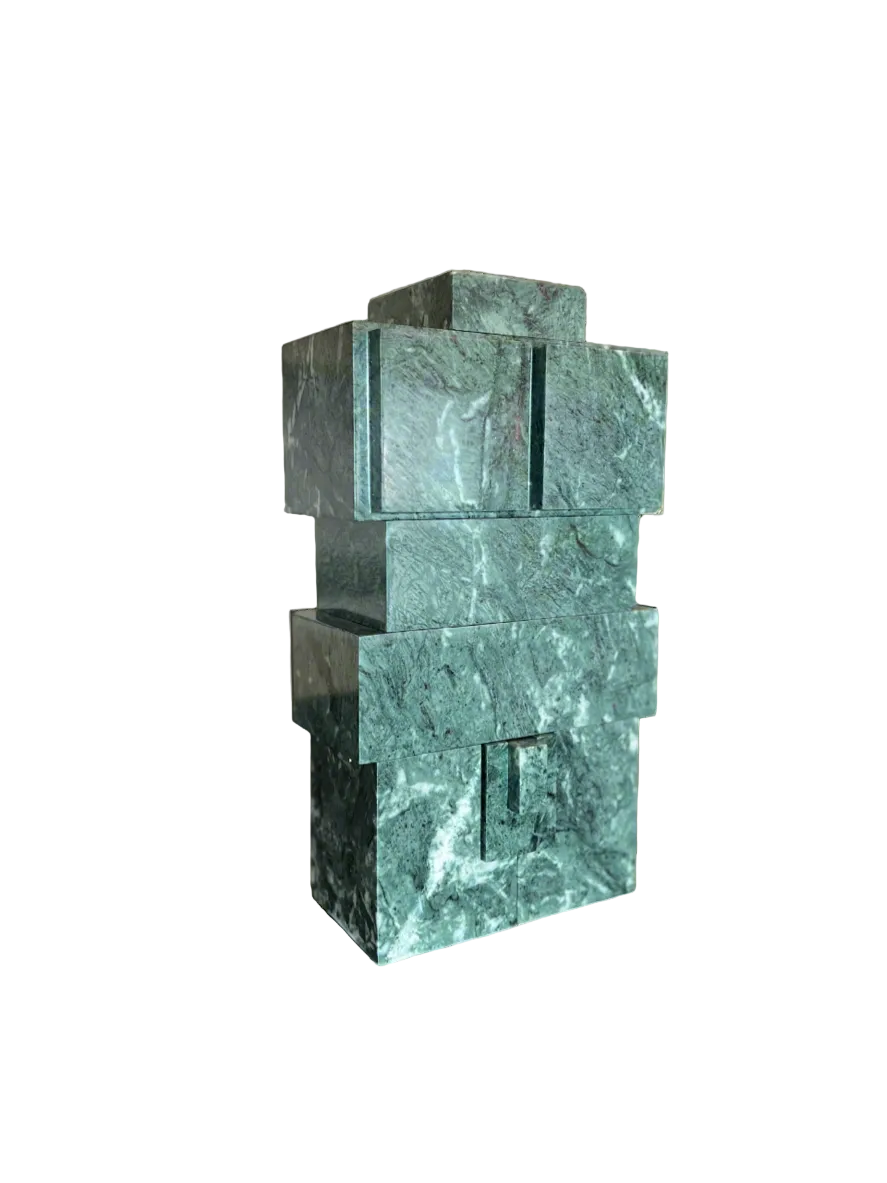 NU in green Guatemala Marble by Didier Guillon