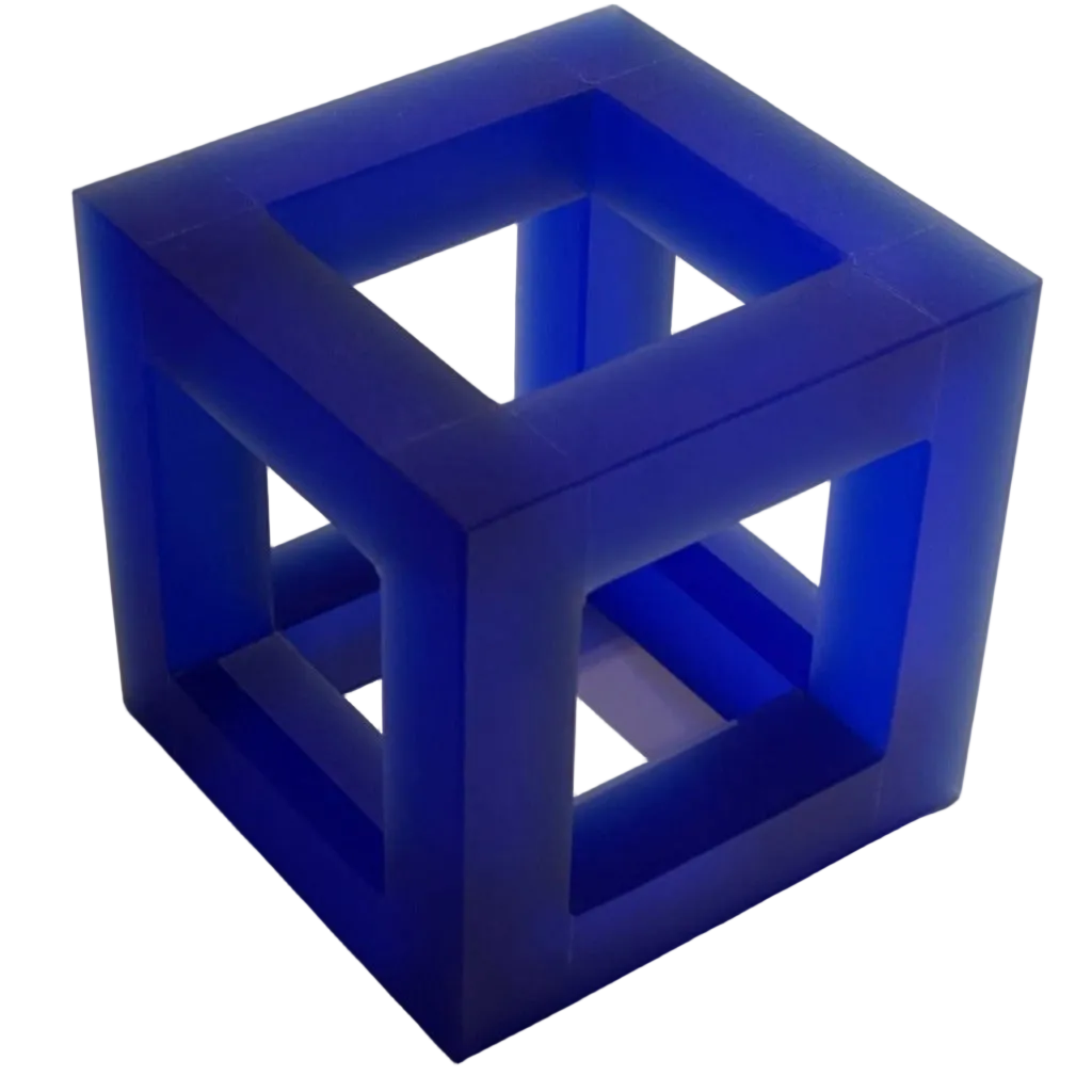 Little Blue Cage by Didier Guillon and Léonardo Cimolin