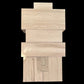 NU in solid Oak Wood by Didier Guillon