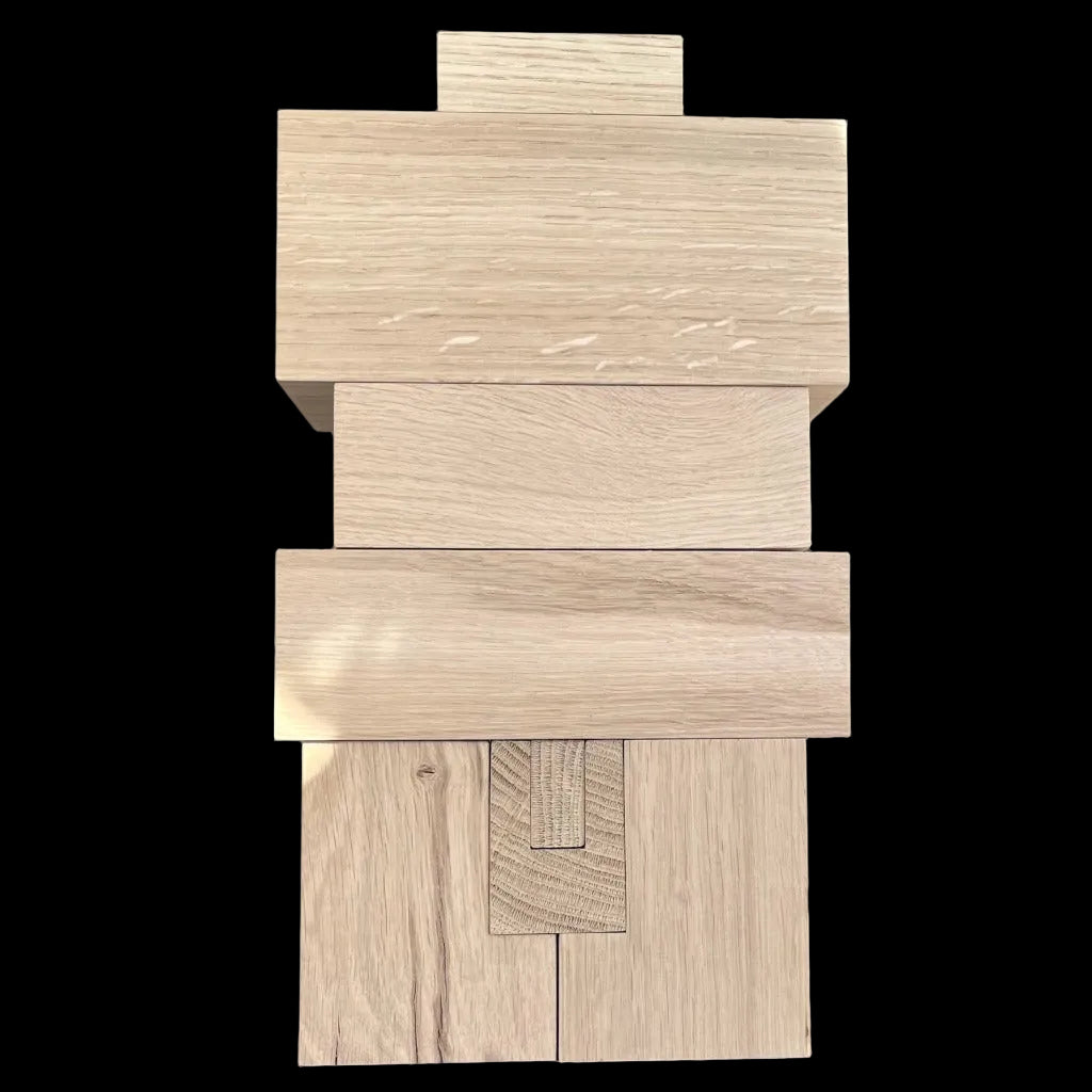 NU in solid Oak Wood by Didier Guillon